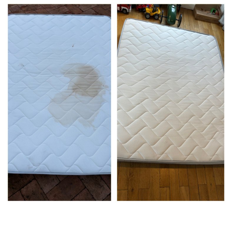 Matelas après nettoyage
